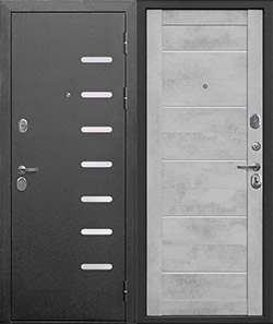 Гарда 9 Серебро Царга Бетон снежный